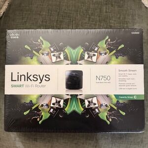 Linksys N750 Dual-Band Smart Wi-Fi Router EA3500 Brand New‎ Sealed